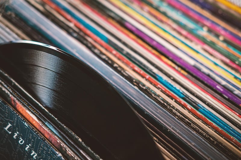 Vinyl Record Cuff Bracelet